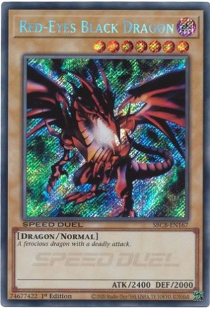 Red-Eyes Black Dragon - SBCB-EN167 - Secret Rare