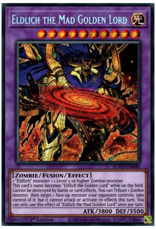 Eldlich the Mad Golden Lord - BLVO-EN040 - Secret Rare