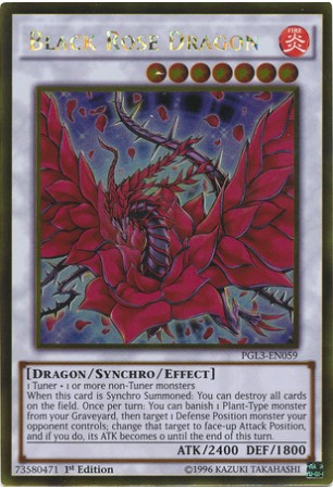 Black Rose Dragon - PGL3-EN059 - Gold Rare