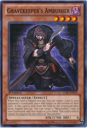 Gravekeeper's Ambusher - LVAL-EN032 - Common