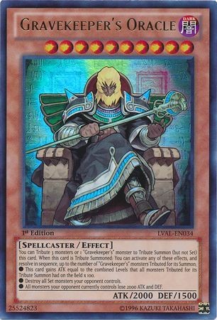 Gravekeeper's Oracle - LVAL-EN034 - Ultra Rare