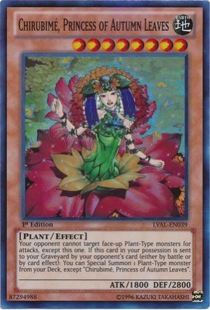 Chirubimé, Princess of Autumn Leaves - LVAL-EN039 - Super Rare