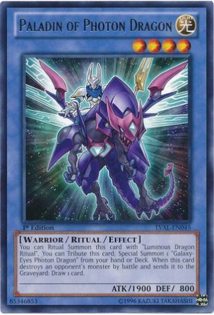 Paladin of Photon Dragon - LVAL-EN045 - Rare