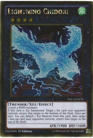 Lightning Chidori - PGL3-EN070 - Gold Rare