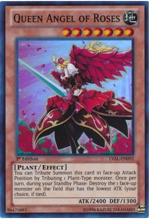 Queen Angel of Roses - LVAL-EN092 - Super Rare