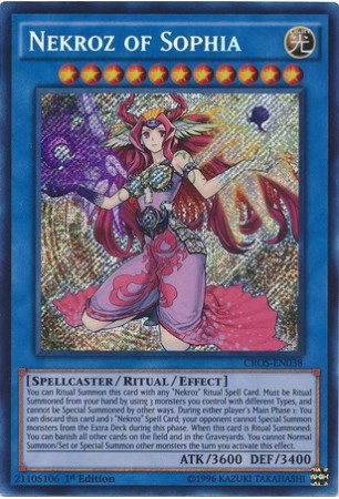 Nekroz of Sophia - CROS-EN038 - Ultimate Rare