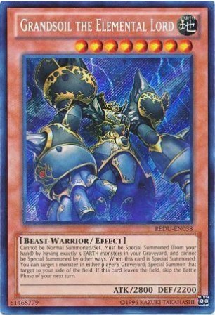 Grandsoil the Elemental Lord - REDU-EN038 - Secret Rare