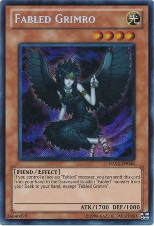 Fabled Grimro - HA02-EN032 - Secret Rare