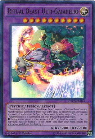 Ritual Beast Ulti-Gaiapelio - CROS-EN045 - Ultra Rare