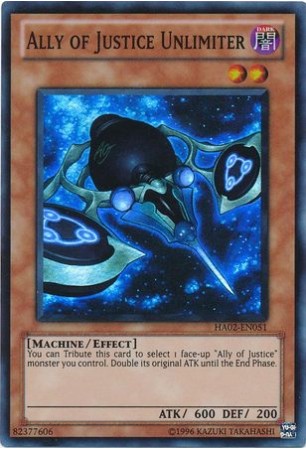 Ally of Justice Unlimiter - HA02-EN051 - Super Rare