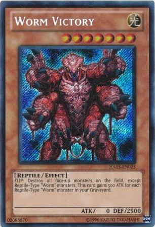 Worm Victory - HA03-EN025 - Secret Rare