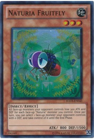 Naturia Fruitfly - HA03-EN043 - Super Rare