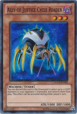 Ally of Justice Cycle Reader - HA03-EN052 - Super Rare