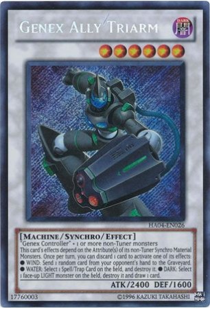 Genex Ally Triarm - HA04-EN026 - Secret Rare