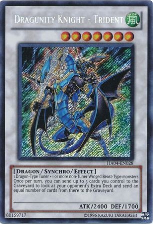 Dragunity Knight - Trident - HA04-EN028 - Secret Rare