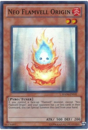 Neo Flamvell Origin - HA04-EN031 - Super Rare