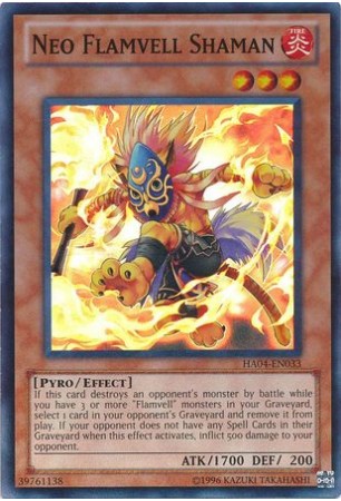 Neo Flamvell Shaman - HA04-EN033 - Super Rare