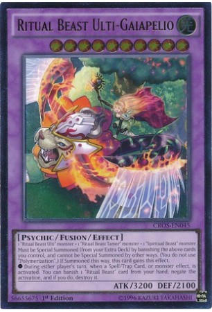 Ritual Beast Ulti-Gaiapelio - CROS-EN045 - Ultra Rare