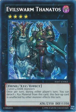 Evilswarm Thanatos - HA07-EN063 - Secret Rare