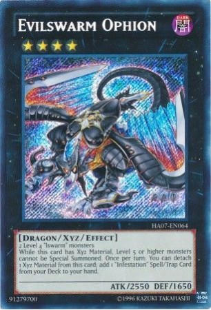 Evilswarm Ophion - HA07-EN064 - Secret Rare