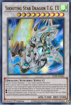 Shooting Star Dragon T.G. EX - GFTP-EN044 - Ultra Rare