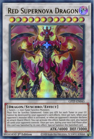 Red Supernova Dragon - GFTP-EN045 - Ultra Rare