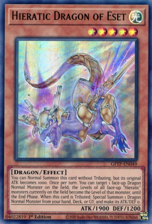 Hieratic Dragon of Eset - GFTP-EN049 - Ultra Rare