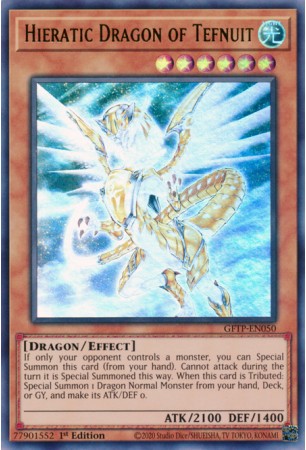 Hieratic Dragon of Tefnuit - GFTP-EN050 - Ultra Rare