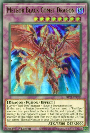 Meteor Black Comet Dragon - GFTP-EN096 - Ultra Rare