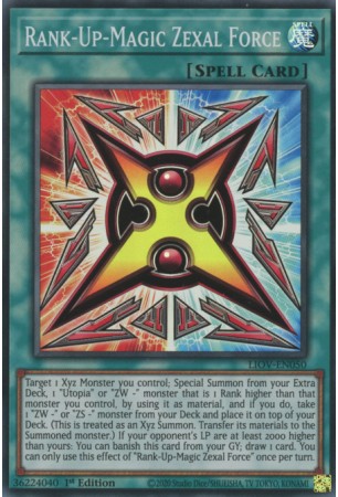 Rank-Up-Magic Zexal Force - LIOV-EN050 - Super Rare