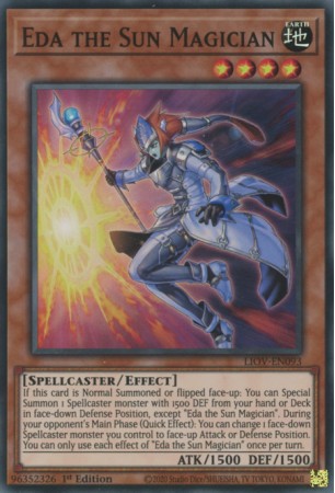 Eda the Sun Magician - LIOV-EN093 - Super Rare