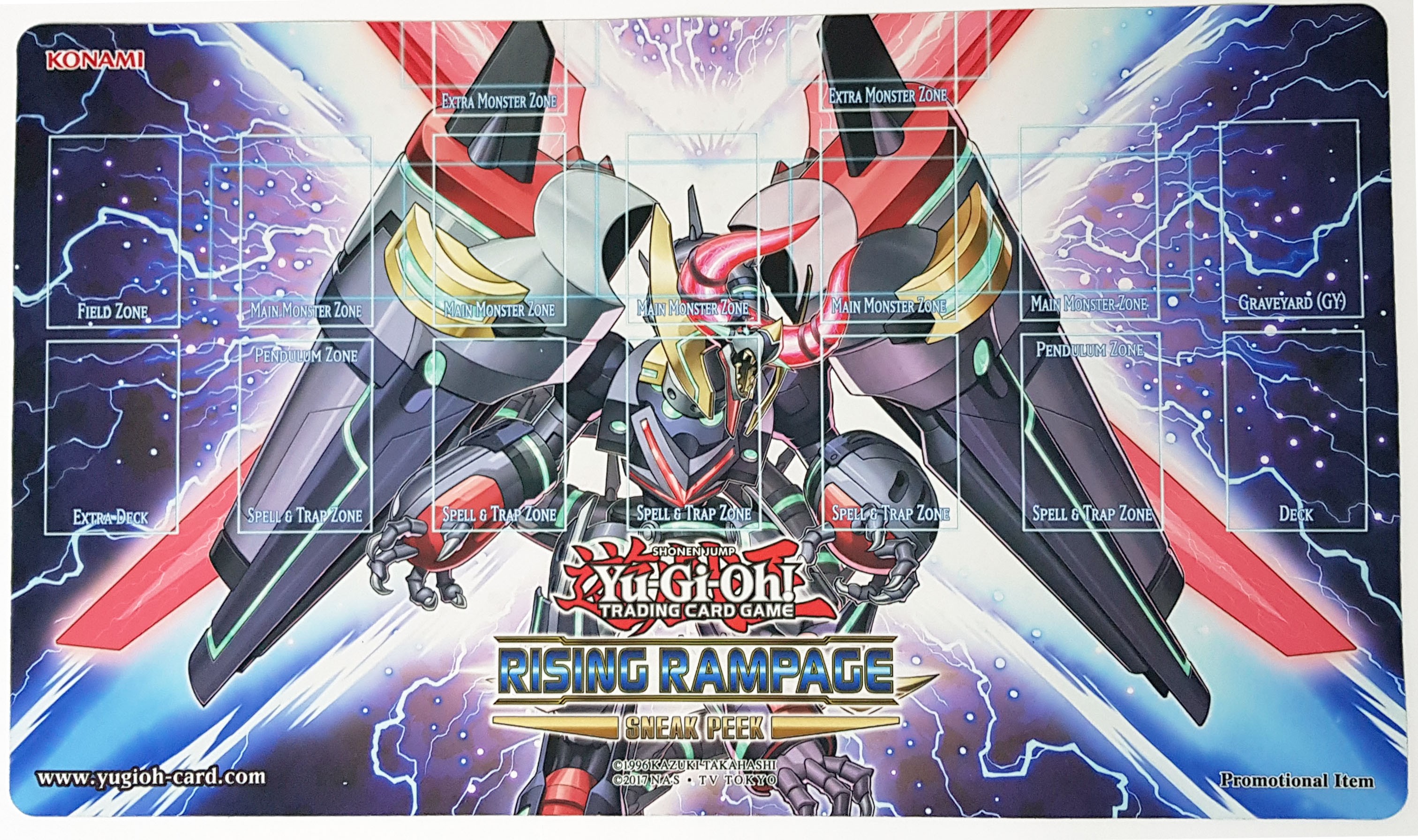 Playmat Oficial Konami - Sneak Peek - Borreload eXcharge Dragon