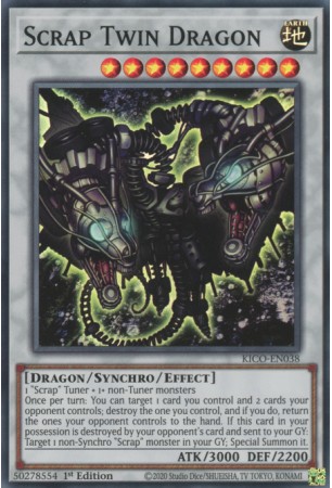 Scrap Twin Dragon - KICO-EN038 - Super Rare