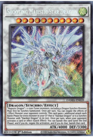 Shooting Majestic Star Dragon - DAMA-EN039 - Secret Rare