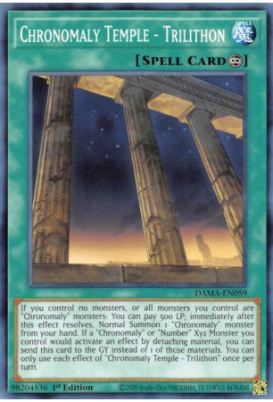 Chronomaly Temple - Trilithon - DAMA-EN059 - Common