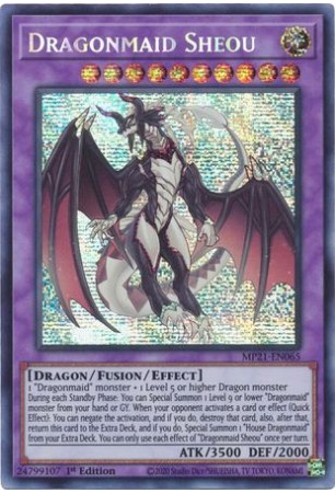 Dragonmaid Sheou - MP21-EN065 - Prismatic Secret Rare