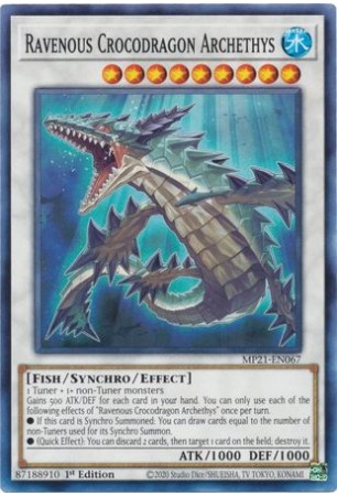 Ravenous Crocodragon Archethys - MP21-EN067 - Common