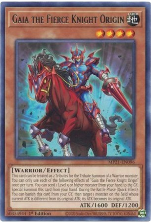 Gaia the Fierce Knight Origin - MP21-EN096 - Rare