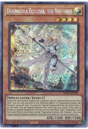 Dogmatika Ecclesia, the Virtuous - MP21-EN101 - Prismatic Secret Rare