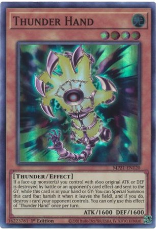 Thunder Hand - MP21-EN120 - Super Rare