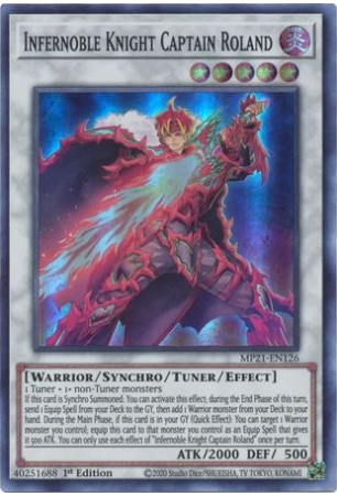 Infernoble Knight Captain Roland - MP21-EN126 - Super Rare