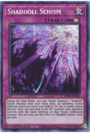 Shaddoll Schism - MP21-EN152 - Prismatic Secret Rare