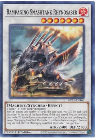 Rampaging Smashtank Rhynosaber - MP21-EN163 - Common