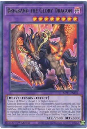 Brigrand the Glory Dragon - MP21-EN185 - Rare