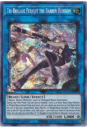 Tri-Brigade Ferrijit the Barren Blossom - MP21-EN196 - Prismatic Secret Rare