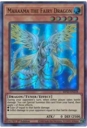 Mahaama the Fairy Dragon - MP21-EN218 - Ultra Rare