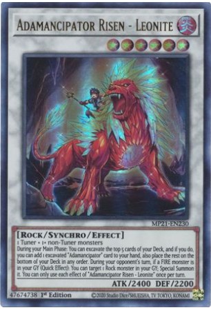 Adamancipator Risen - Leonite - MP21-EN230 - Ultra Rare