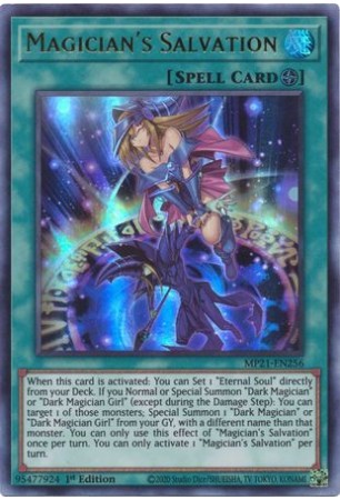 Magician's Salvation - MP21-EN256 - Ultra Rare