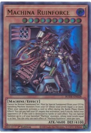 Machina Ruinforce - BODE-EN028 - Ultra Rare