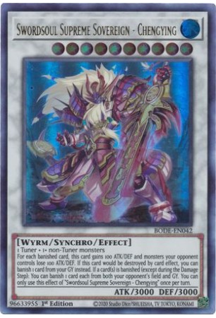 Swordsoul Supreme Sovereign - Chengying - BODE-EN042 - Ultra Rare